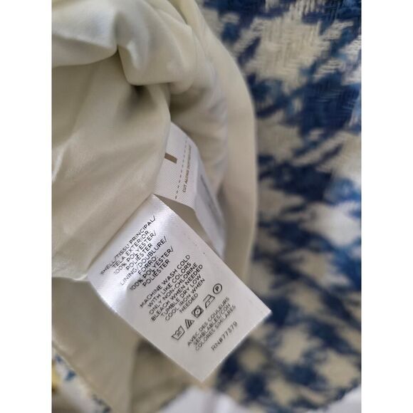 Ann taylor Blue Tweed Square Neck Shift Dress 4 NWT - Picture 7 of 10